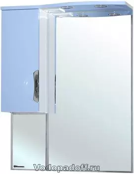 Зеркало-шкаф Bellezza Лагуна 65, голубой