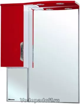 Зеркало-шкаф Bellezza Лагуна 65, красный