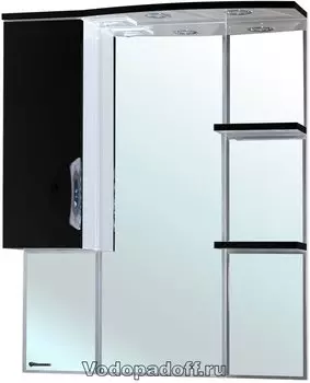 Зеркало-шкаф Bellezza Лагуна 75, черный