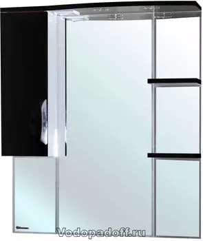 Зеркало-шкаф Bellezza Лагуна 85, черный