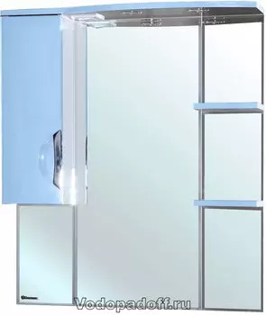 Зеркало-шкаф Bellezza Лагуна 85, голубой