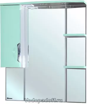 Зеркало-шкаф Bellezza Лагуна 85, салатовый