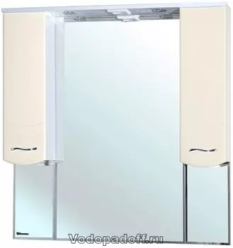 Зеркало-шкаф Bellezza Мари 105, бежевый