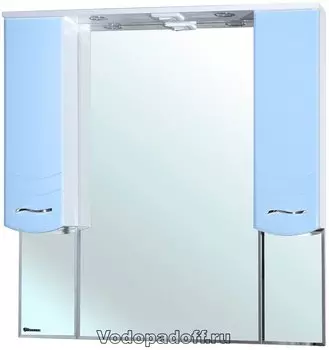 Зеркало-шкаф Bellezza Мари 105, голубой