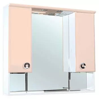 Зеркало-шкаф Bellezza Неаполь 90, бежевый