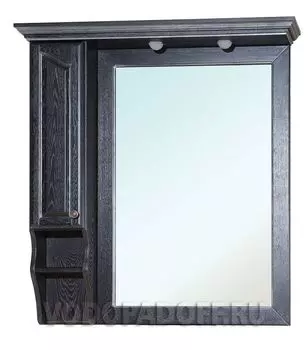 Зеркало-шкаф Bellezza Рим 100, черный