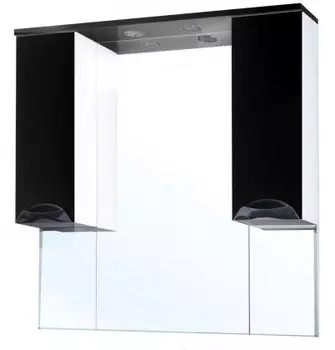 Зеркало-шкаф Bellezza Симона 100, черный