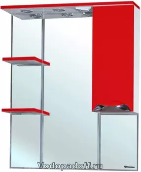 Зеркало-шкаф Bellezza Симона 75, красный