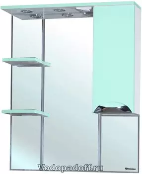 Зеркало-шкаф Bellezza Симона 75, салатовый