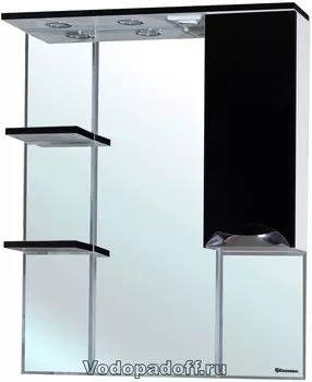 Зеркало-шкаф Bellezza Симона 90, черный