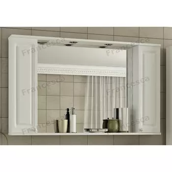 Зеркало-шкаф Francesca Империя 120 3С белый (2 шкафа)