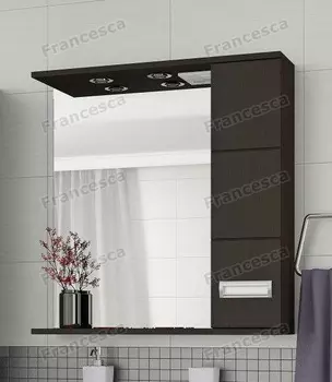 Зеркало-шкаф Francesca Кубо 70 2С венге