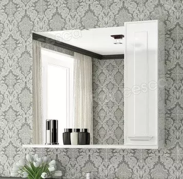 Зеркало-шкаф Francesca Liverpool 85 белый