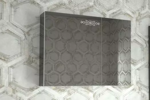 Зеркало-шкаф INGENIUM Аккорд 90, черный