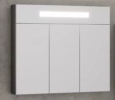 Зеркало-шкаф Smile Кристалл 90, бежевый