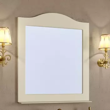 Зеркало Timo Ellen plus 80 M с полочкой, бежевый