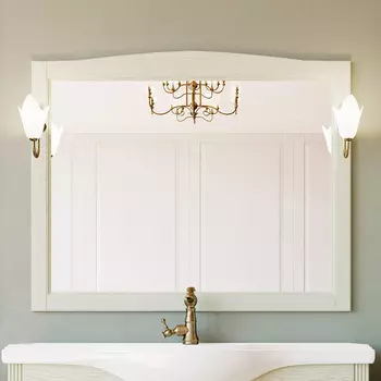 Зеркало ValenHouse Эллина 120 слоновая кость