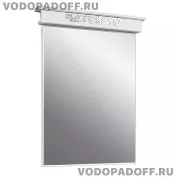 Зеркало Vicenza Камелия 70 (патина серебро)