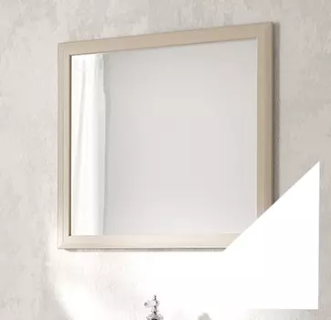 Зеркало Vod-ok Аделина 80 белый