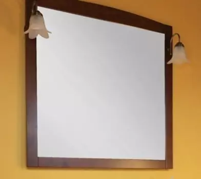 Зеркало в деревянной раме в отделке Орех Bagno Piu Laura 101