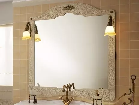 Зеркало в отделке Кракелюр Bagno Piu Palladio 100