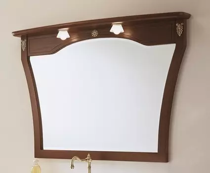 Зеркало в отделке Орех Bagno Piu Poesia 120
