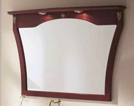 Зеркало в отделке Палисандр Bagno Piu Poesia 120