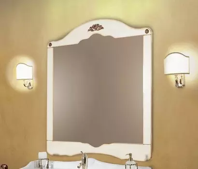 Зеркало в отделке Венецианская патина с золотом Bagno Piu Palladio 100