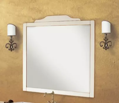 Зеркало в раме в отделке Венецианская патина с золотом Bagno Piu Moretta