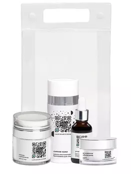 Косметический набор для ухода за кожей лица Тайна Белого моря, 4 предмета