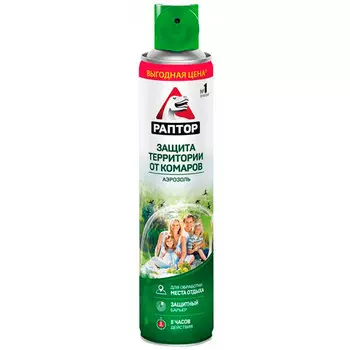 Аэрозоль Раптор защита от комаров 400 мл