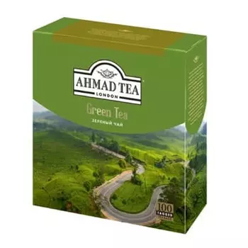 Чай Ahmad / Ахмад зелёный (100пак)