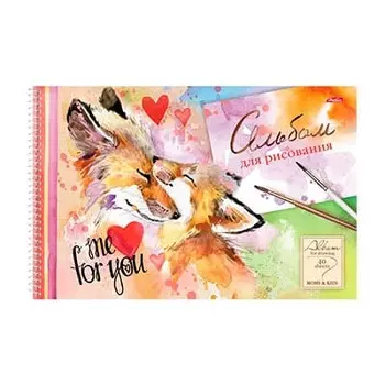 Альбом для рисования Hatber формат А4 в ассортименте 40 листов