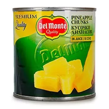 Ананасы Del Monte кусочки 435мл. (1шт.)