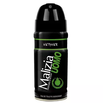 Антиперспирант спрей Malizia Uomo Vetyver мужской 150 мл