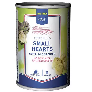 Артишоки Metro Chef Hearts 10/12 400 гр