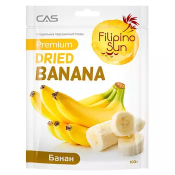 Банан Filipino Sun сушеный 100 гр