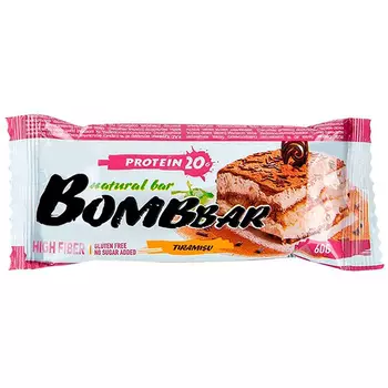 Батончик Bombbar Тирамису 60 гр