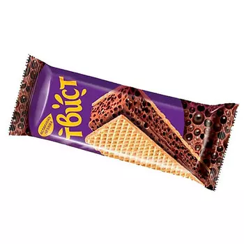 Батончик Твист вафельный с шоколадной начинкой 22 гр