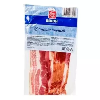 Бекон Fine Life сырокопченый 200 гр