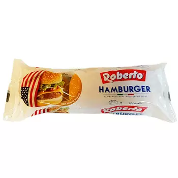 Булочки Roberto для бургеров с кунжутом, 6х50 гр