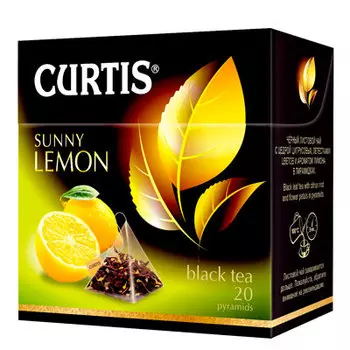 Чай черный Curtis Sunny Lemon 20 пир