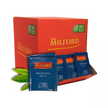 Чай черный Milford British grey Бритиш Грэй 200 пак