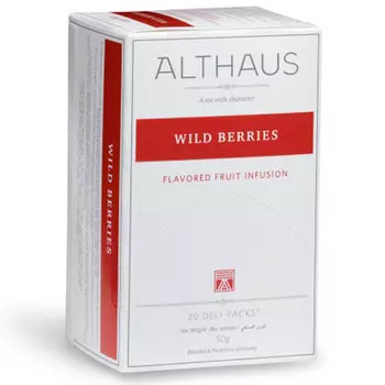 Чай Althaus фруктовый Wild Berries 20 пак