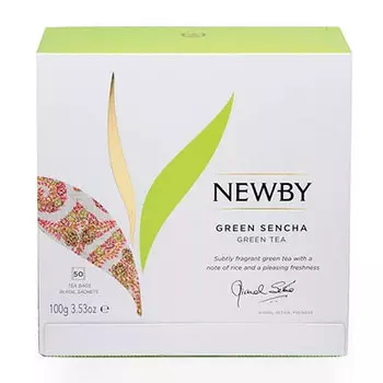 Чай Newby Green Sencha зелёный 50 пак