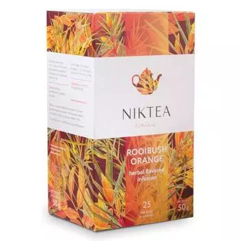 Чай Niktea Rooibush Orange с ароматом апельсина 25 пак