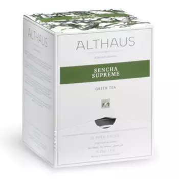 Чай зеленый Althaus Sencha Supreme 15 пак. в уп.