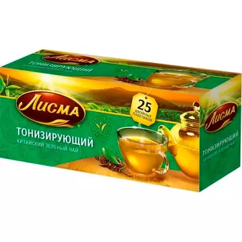 Чай зеленый Лисма Тонизирующий 25 пак