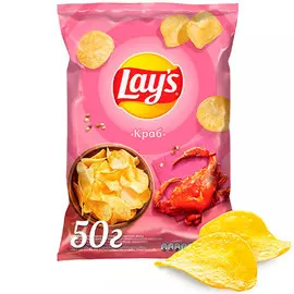 Чипсы Lays Краб 50 гр