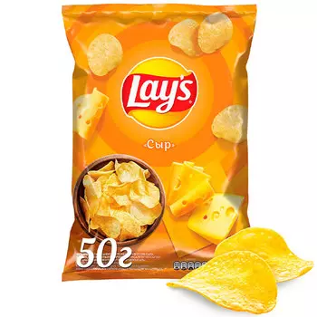 Чипсы Lays сыр 50 гр